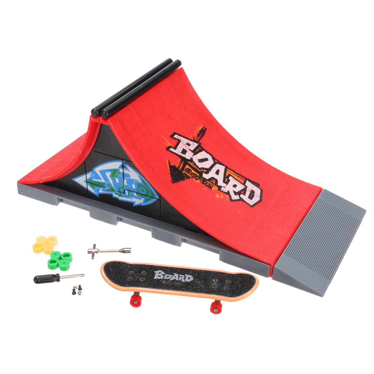 Details about   Mini Finger Skateboard Kids Children Fingerboard Ramps Training Table Game Toys 