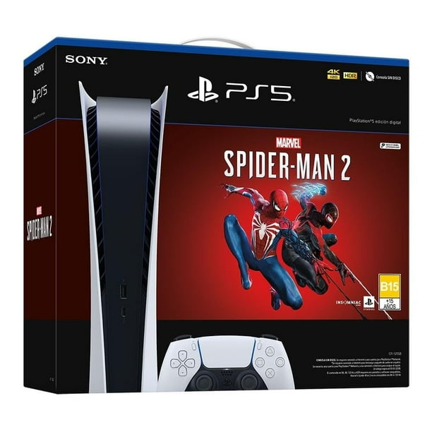 Consola PlayStation Digital Bundle Marvel's Spider-Man