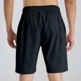 thumbnail image 5 of Big & Tall Men's Athletic Shorts 9" Inseam Quick Dry Performance Short Pants, Summer Above Knee Moisture Wicking Workout Shorts with Side Pockets for Training, 5 of 8