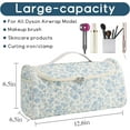 thumbnail image 2 of Quilted Travel Case Compatible for Airwrap Multi-Styler All Models and Attachments, Cotton Portable Storage Bag with Hanging Hook for Hair Curler Accessories, 2 of 7
