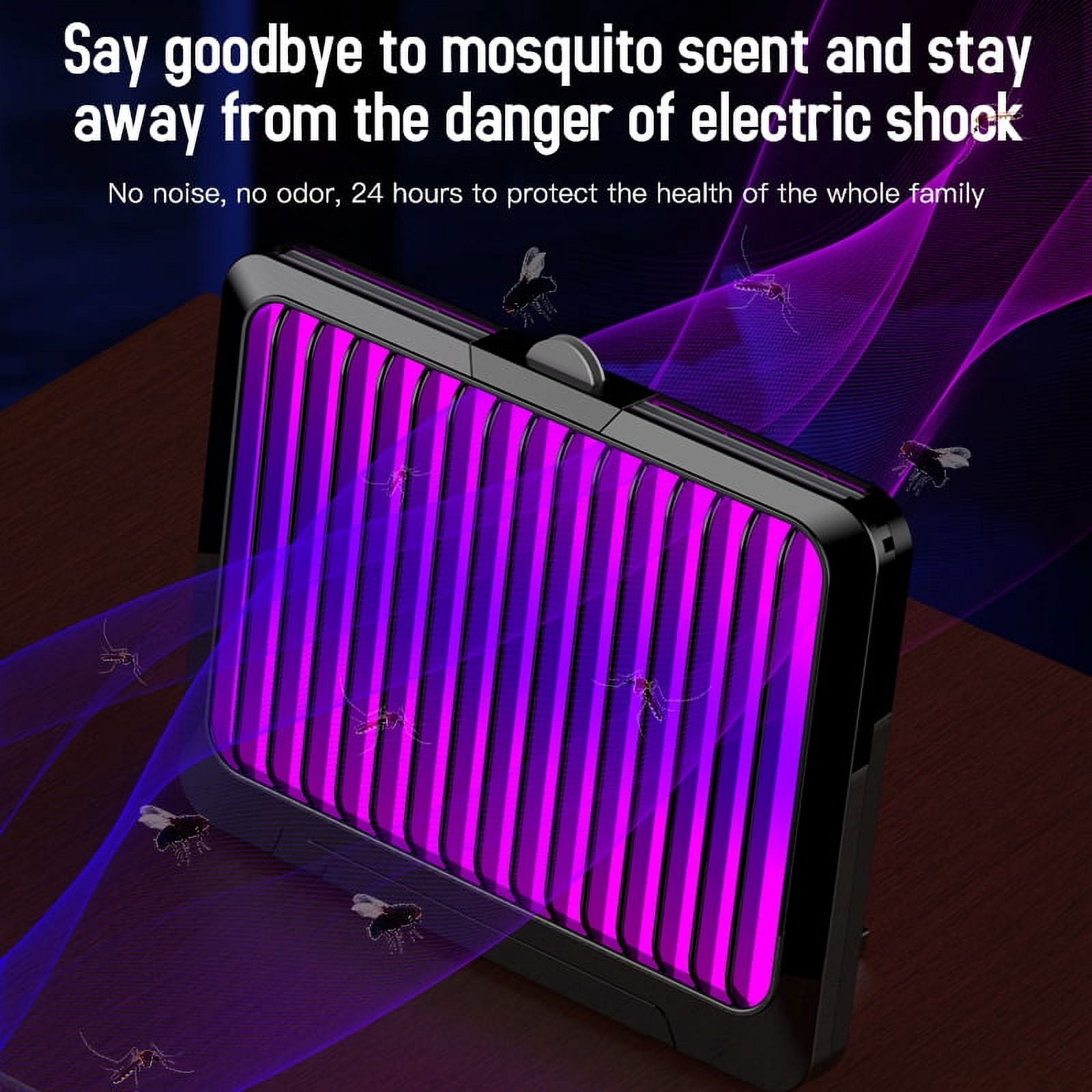 Wiher Indoor Insect Trap - Catcher & Killer for Mosquitos, Gnats, Moths, Fruit Flies - LED Light Traps for Inside Your Home - Catch Insects Indoors with Bug Light & Sticky Glue (White)