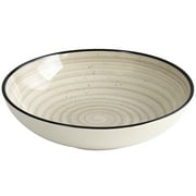 Elama Gia 24 Piece Stoneware Dinnerware Set in Cream