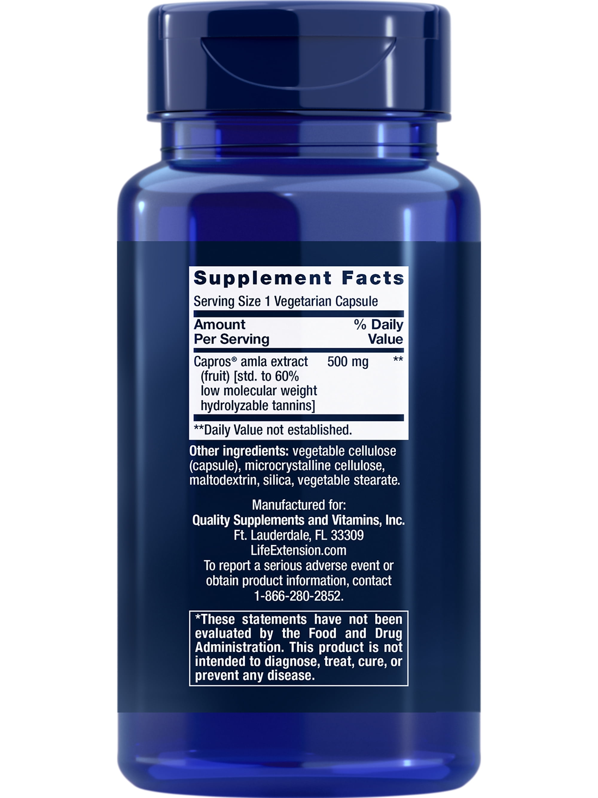 Life Extension Advanced Lipid Control, amla extract, Indian gooseberry, heart health, endothelial health, vegetarian, gluten-free, 60 capsules