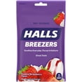 thumbnail image 2 of Halls Breezers Drops, Creamy Strawberry, 25 Ct (Pack of 12), 2 of 13