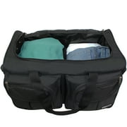 Dejuno 28-Inch Rolling Duffle Bag - Black