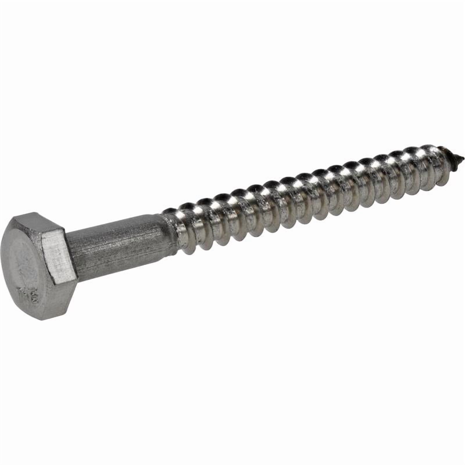 Hillman 1/4" Stainless Steel Hex Lag Screw