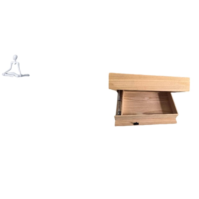 Estatua de pensador, figura de escritorio, escultura abstracta, estante montado en la pared, cajón, material PP contemporáneo, adecuado para oficina,