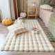 thumbnail image 3 of Alfombra de felpa de burbujas para decoración del hogar, cojín de pelo de conejo de imitación para balcón, sala de estar para niños, alfombra de piel sintética, alfombrilla para pies para dormitorio d, 3 of 5