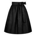 thumbnail image 4 of XIAOCHA Womens Polka Dot Skirt High Waist Midi Skirt Daily Casual Outfit, 4 of 4