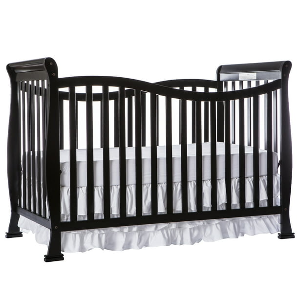 Dream On Me Violet 7 In 1 Convertible Crib Black Walmart Com Walmart Com