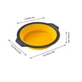 thumbnail image 4 of Baking Pan Rectangular Baking Pan Non-Stick Cake Mold for Oven 1 Count(Yellow) Rkxzt, 4 of 6