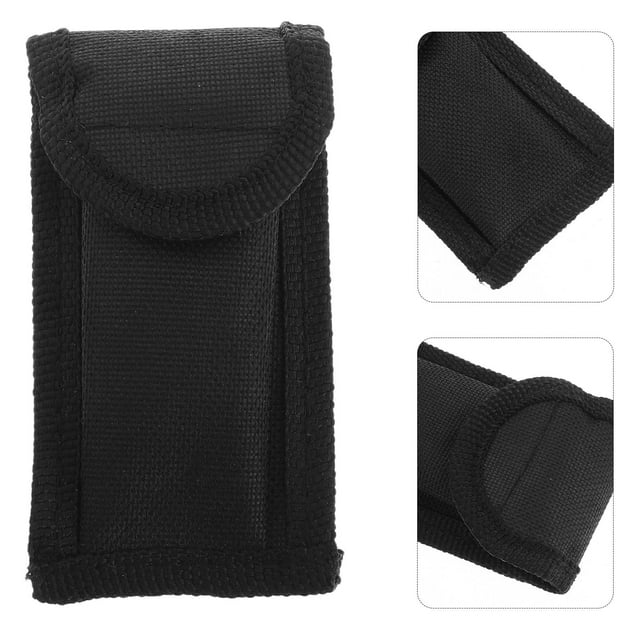 WEUVEB 2Ud Bolsa De Nylon Para Cutter Bolso De Cintura Con Compacto Y Resistente Color Negro