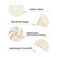 thumbnail image 5 of TIYOMI Plus Size Sweater Vest for Women V Neck White Sleeveless Sweaters Knit Tank Tops Preppy Style Pullover Tops Fall Winter Vest XL 14W 16W, 5 of 7