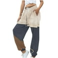 thumbnail image 4 of Bogo Plus Size Cargo Pants For Women 3X-4X Baggy Women'S Casual Linen Pants Pants For Women Trendy Jeans Baggy Sweatpants Women Petite Set, 4 of 5
