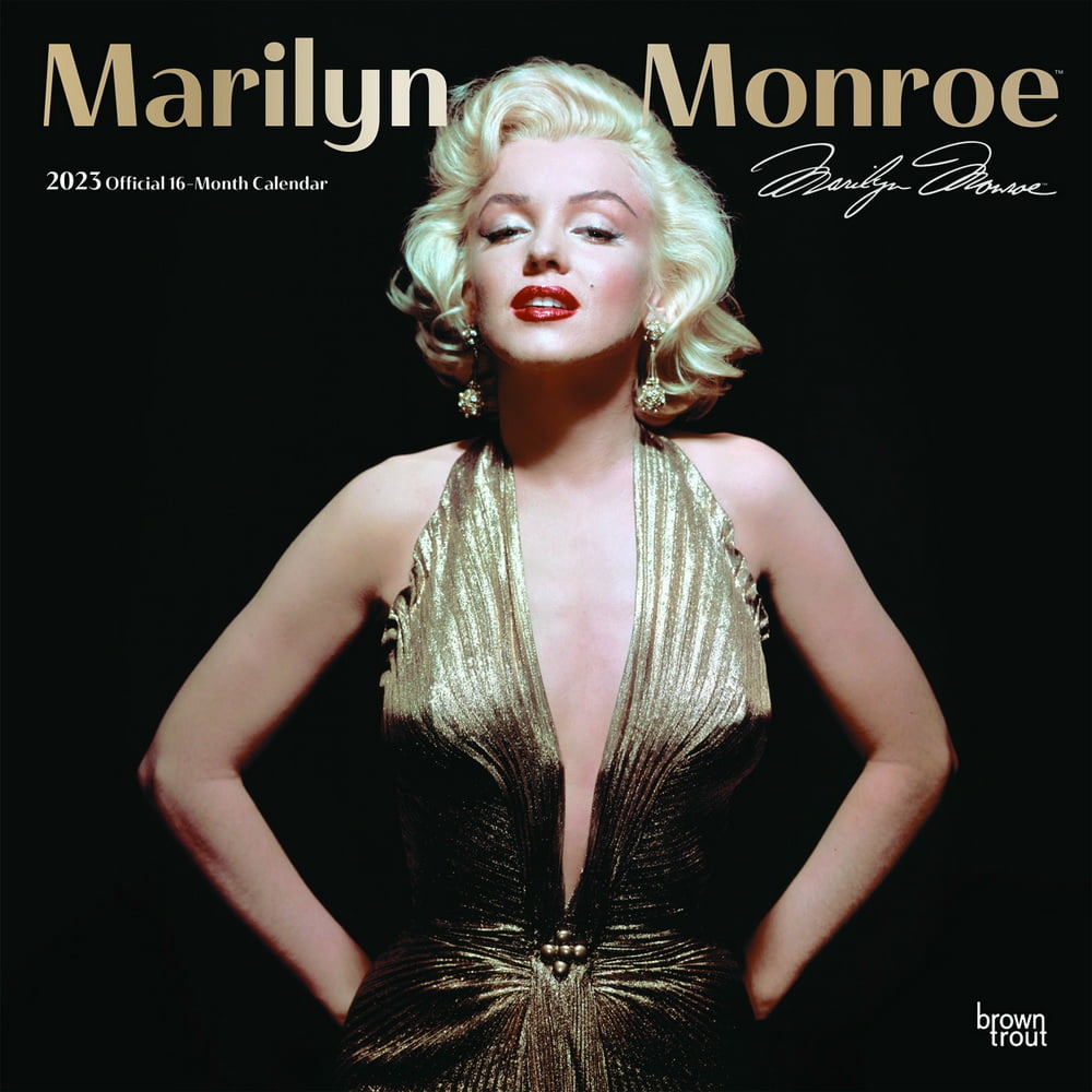 Marilyn Monroe 2023 Square Wall Calendar 12x12 by Browntrout P2 -  Walmart.com