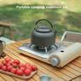 thumbnail image 5 of Easter Decorations Kokovifyves Clearance Sales Outdoor Portable 800ML Lightweight Stainless Steel Camping Kettle and Portable Camp Tea Pot Ideal for Bushcraft and Outdoor Use, 5 of 9