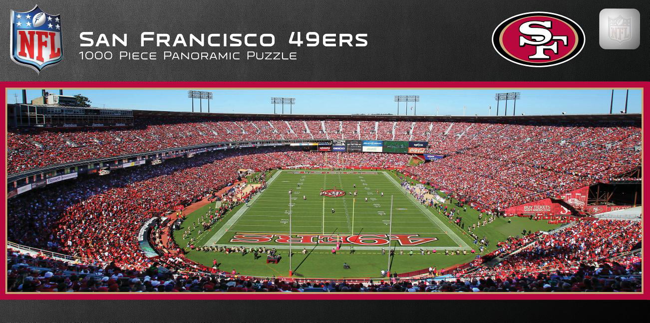 San Francisco 49ers 1000 Piece Panoramic Puzzle Fun for The Whole Family.