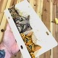 thumbnail image 5 of Yehwow Three cute cats Metal Car Plate Decorative Aluminum License Plate Tag Sign, 5 of 5