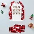 thumbnail image 4 of Family Matching Christmas Pajamas Reindeer Names Available in Sizes NB to 6XL with Pet Outfit, 4 of 6