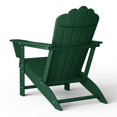 thumbnail image 6 of WestinTrends Highland Outdoor Patio HDPE Adirondack Chair With Cup Holder, Dark Green, 6 of 9
