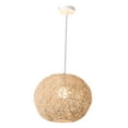 thumbnail image 1 of Lámpara colgante japonesa, iluminación de techo tejida E27 Lámpara colgante para decoración Restaurante Loft Bar , 30 CENTIMETROS D 30cm Sunnimix Candelabro, 1 of 8