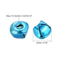 thumbnail image 2 of Jingle Bells, 3/4"(20mm) 12 Pack Small Bells for Crafts DIY Christmas, Blue, 2 of 5