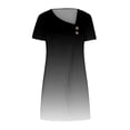 thumbnail image 4 of Robe Mi-Mollet à Manches Courtes et Col Rond, Robe Mi-Mollet à Manches Courtes et Col Rond Imprimée pour Femmes, 4 of 5