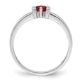 thumbnail image 3 of Sterling Silver Rhodium-plated Family Jewelry Mounting QXMR6/1SSM-5, 3 of 5