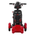 thumbnail image 5 of 4 Wheels Electric Battery Power Scooter, LED Lights, Up to 20 Miles - Red, 5 of 7