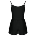thumbnail image 5 of LOVZFMLL Workout Sets for Women Spaghetti Strap Tank Top and Shorts Two Piece Short Sets Hollow Athletic Running Matching Clothing Black M, 5 of 6