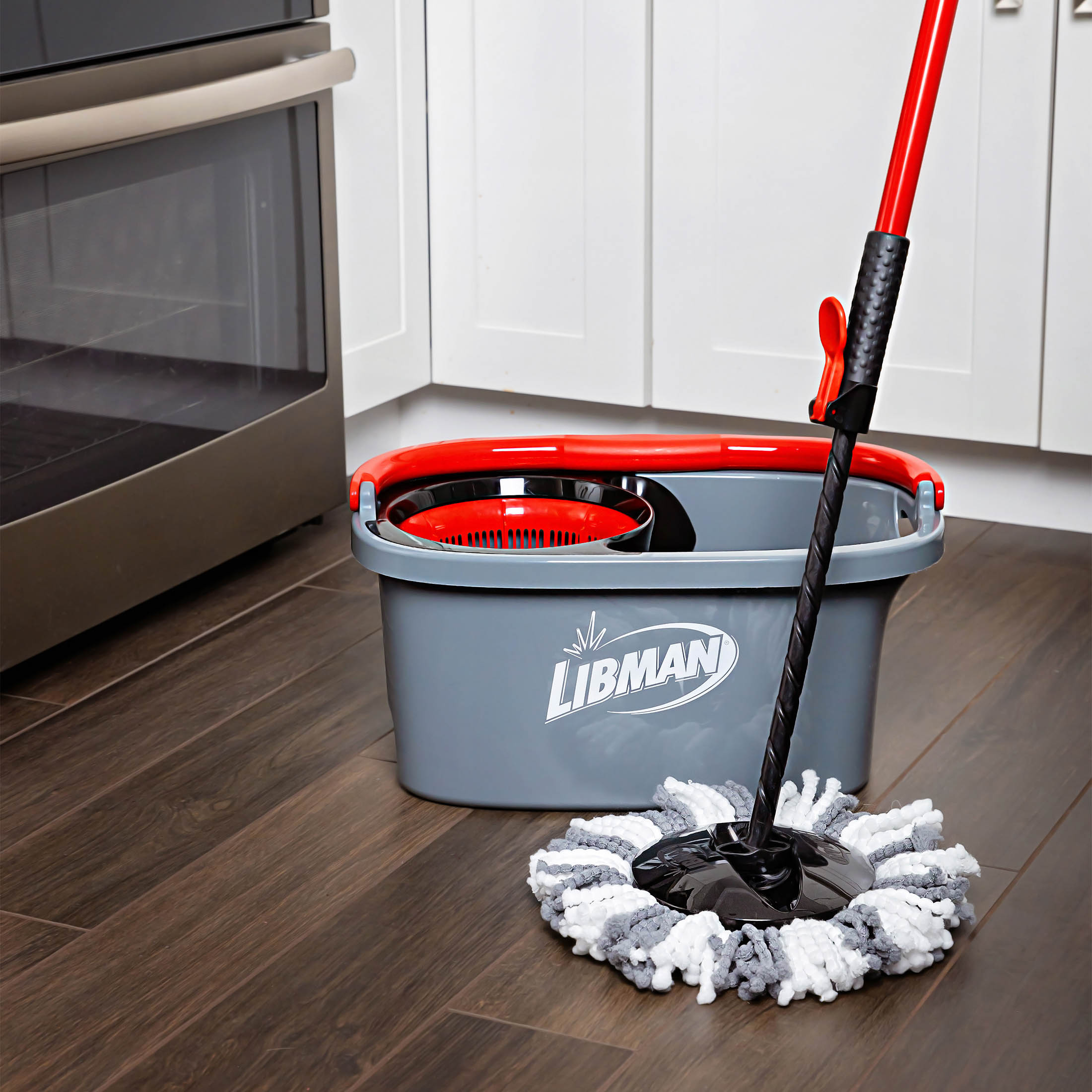 Libman Microfiber High Power Professional Spin Mop System photo 8