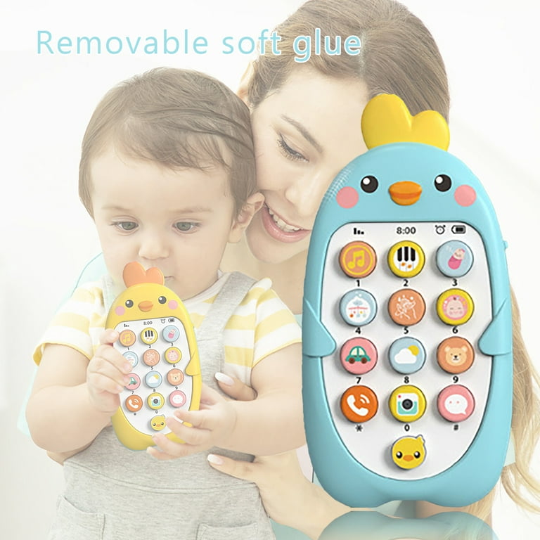 Sehao Kidpal Baby Cell Phone Toy 6 To 12 Months,Pretend Phones Toys for 1 2  Year Old Boy & Girl Best Birthday Gifts, Musical Toy for Toys and Hobbies