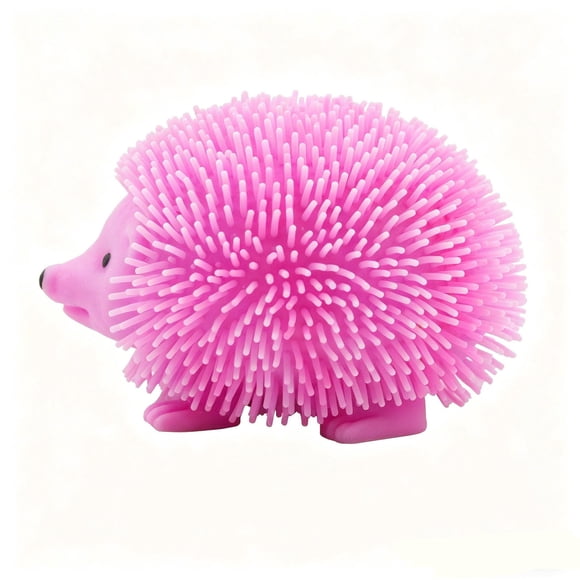Jouet Anti-Stress à Presser Hérisson, TPR Élastique Anxiété Ball Sensory Fidget pour Enfants Adultes, Jouet de Décompression Portable, 1 Unité avec Musique