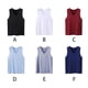thumbnail image 2 of Minnieouse Ropa interior sin mangas para hombres Cerrar-Chaleco deportivo Ventilar Cómodo Amigable con la piel Fácil cuidado Muchos colores Underwaist Camisetas azul cambridge XL 115-125 Libras Minnieouse AP013342-04, 2 of 6