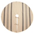 thumbnail image 1 of SARO  72 in. Round Navy Blue Banded Design Tree Skirt, 1 of 1