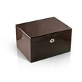 thumbnail image 1 of Modern Hi Gloss Coffee Tone 30 Note Music Jewelry Box - Can't Take My Eyes Off You, 1 of 2