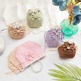 thumbnail image 5 of Drawstring Gift Bag 7 Pcs Gift Bags Reusable Small Drawstring Jewelry Sachet Bags Suitable for Diy Craft Bulk with Wedding Party Gifts Christmas Holiday Decorations, 5 of 6