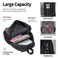 thumbnail image 4 of Balery Lovely Mom Ever Mochila Escolar 3 en 1 para Niños - Mochila Resistente con Lonchera Térmica y Estuche - Mochila Escolar para Niños y Niñas, 4 of 7