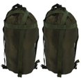 thumbnail image 1 of 2X Sac de Couchage Extérieur Sac de Compression Imperméable Sac de Couchage de Camping Pochette de Rangement Équipement de Camping Vert, 1 of 5