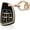Black, Keyring, variant on Key Fob Cover Compatible with Fit for GMC Yukon Denali Sierra Chevy Silverado Suburban Tahoe Buick Keychain Case Holder Protector,Black, Keychain