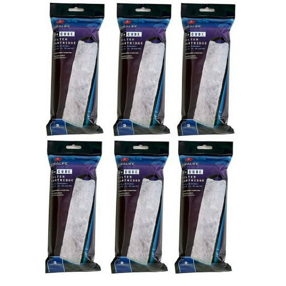 Coralife 2-Pack BioCube Filter Cartridge for Aquarium (6-Packs of 2)