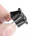 thumbnail image 2 of Desk Paper Document Office Stationery Metal Binder Clips Black 15mm 48 Pcs, 2 of 6