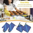 thumbnail image 5 of Naloa Multiplication Table Oven Mitts and Pot Holders 4 pcs Set, Cooking Baking Grilling Kitchen Oven Glove for Cooking, 5 of 6