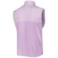 thumbnail image 3 of Men's FootJoy Purple Arnold Palmer Invitational Heather Yoke Half-Zip Vest, 3 of 3
