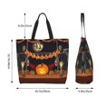 thumbnail image 3 of Zufioo Halloween Decoration for Women's Single-shoulder Shopping Bag, Large-capacity Handbag Storage Bag, Commuter Bag Campus Bag Travel Bag-One Size, 3 of 9