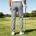 thumbnail image 6 of KEXE Men's Pants Men's Golf Pants Straight Leg Stretch Breathable Trousers for Outdoor Sports and Casual Wear(size:36,Light Gray), 6 of 7