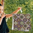 thumbnail image 5 of Dreamtimes 2 PCS Cotton Hand Towels 28.3 x 14.4 Inches Ultra Soft and Absorbent Towels for Face, Kitchen, Bath, Hotel, Gym, Mexican Talavera Tile Ceramic, 5 of 7