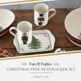 thumbnail image 2 of Spode Christmas Tree Nutcracker 10oz Mug & 8" Tray Set (3-Piece Set) - Festive Porcelain Mugs with Melamine Tray, Dishwasher & Microwave Safe - Holiday Gatherings & Entertaining, 2 of 7