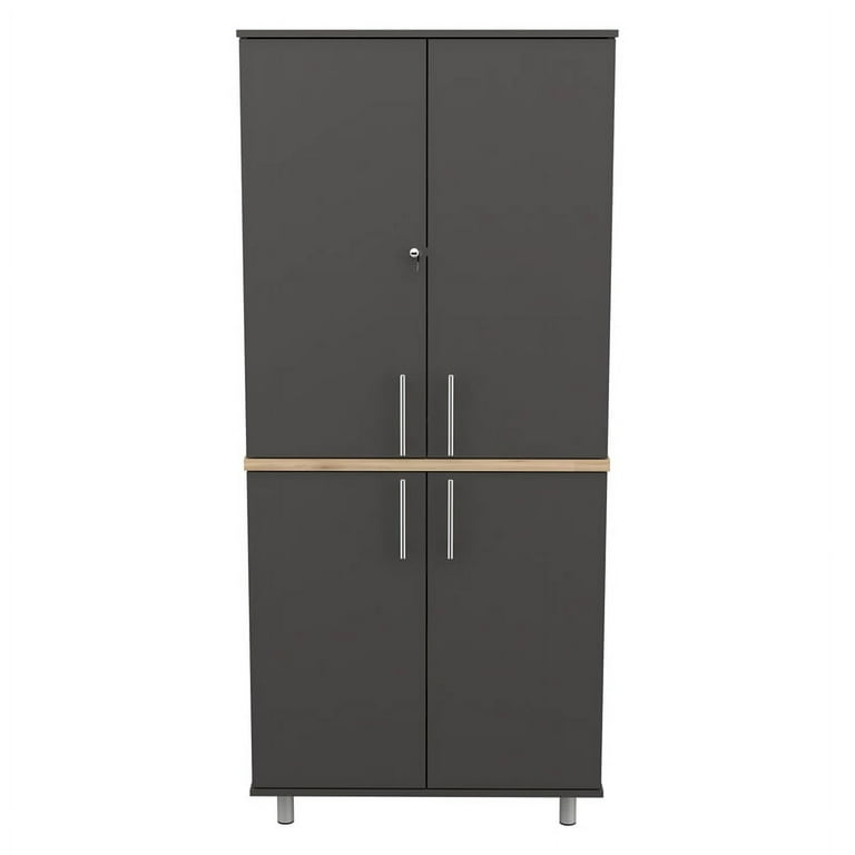 Inval Kratos 5 Shelf Heavy Duty Garage Cabinet Wood Composite