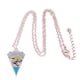 thumbnail image 2 of Collar con colgante deportivo triangular con el logotipo del equipo de fútbol y joyas de equipo con gotas de aceite, 2 of 6